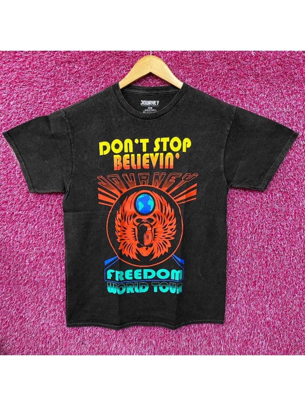 Journey Dont Stop Believin Freedom Rock Tee Medium
